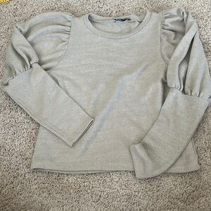 ZARA Knit Puffed Long Sleeve